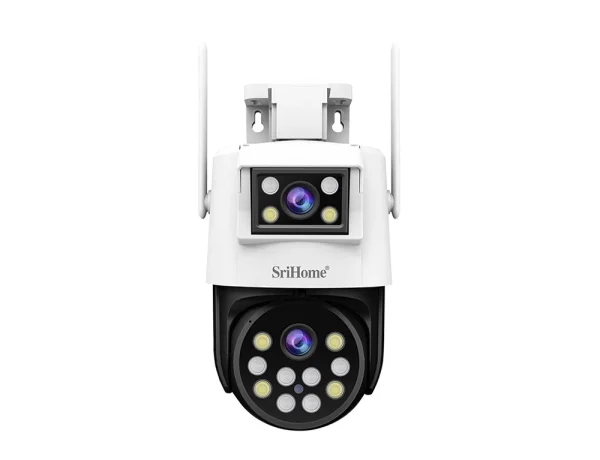 IP Κάμερα Πανοραμικής Παρακολούθησης Διπλού Φακού Srihome